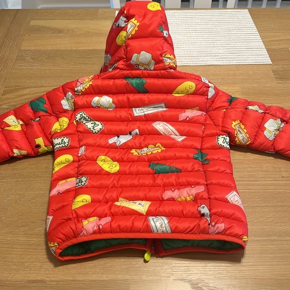 Save the Duck X The Animal observatory Kids Red lobster coat sz 6 Nwot,8 yrs NWT - Picture 11 of 15